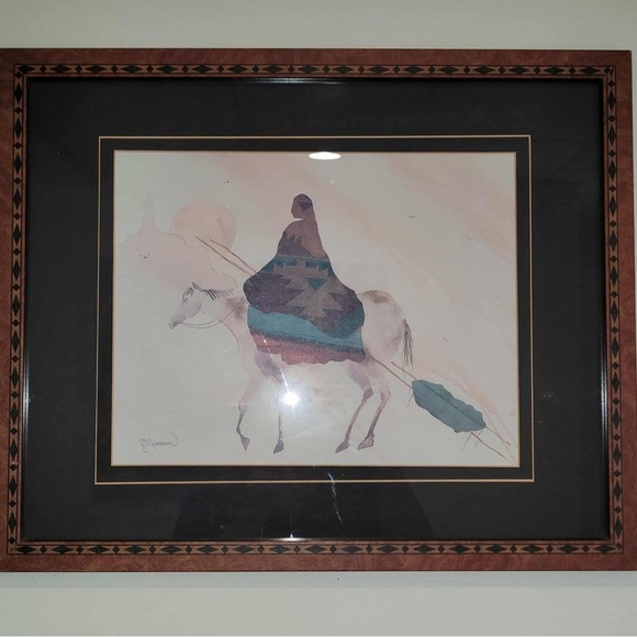 J Madden Southwest Art Print Framed 22 x 17 - Picture 2 of 9